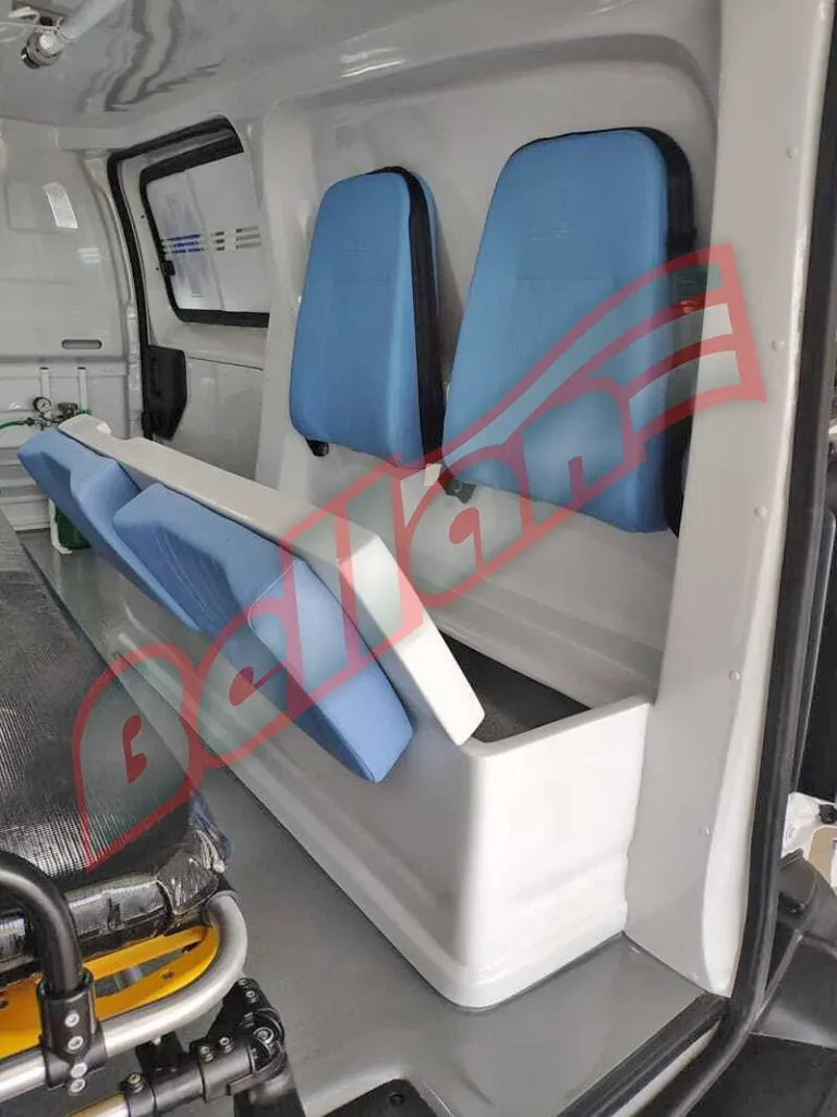 interno de fibra ambulancia citroen jumpy simples remoção.