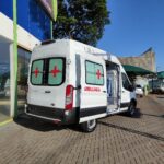 ambulancia ford transit, simples remoção, suporte basico e UTI.