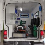 interno de fibra ambulancia pickup suporte basico tipo a