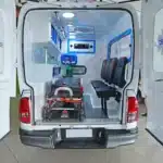 interno ambulancia toyota hilux suporte basico