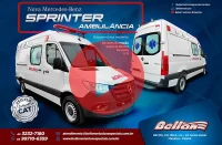 Nova Mercedes Sprinter Ambulancia UTI